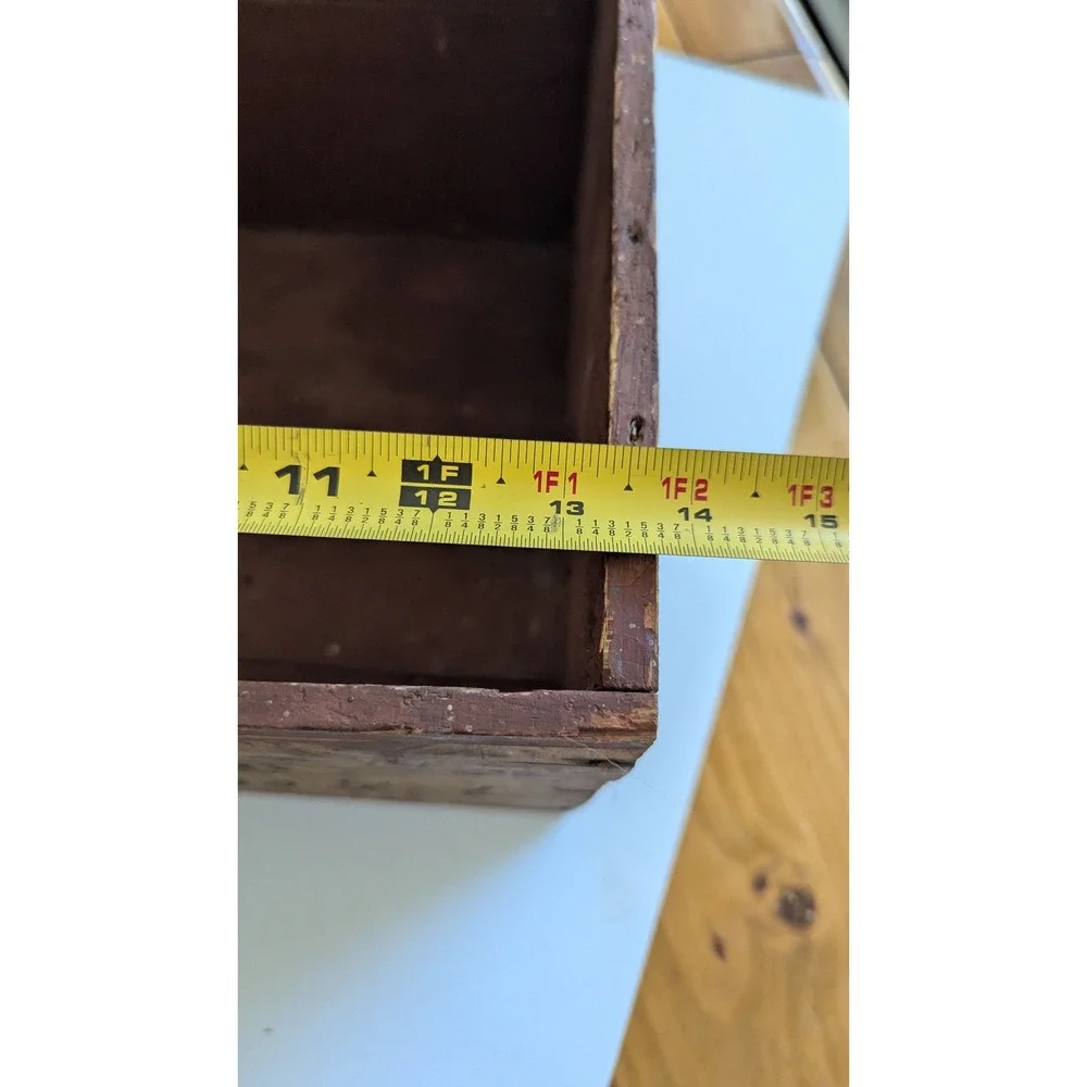 Vintage Bell's Scotch Whisky Wooden Crate Arthur Bell & Sons‎ Perth Scotland Box